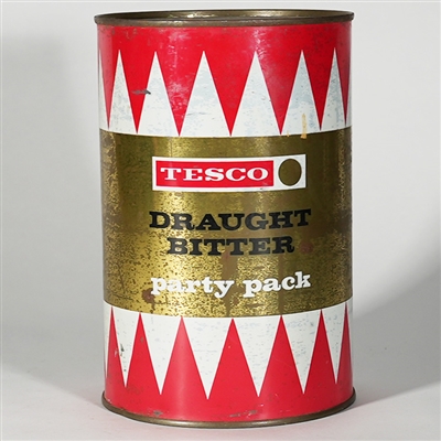 Tesco Draught Bitter Party Pack Large Flat Top Can 