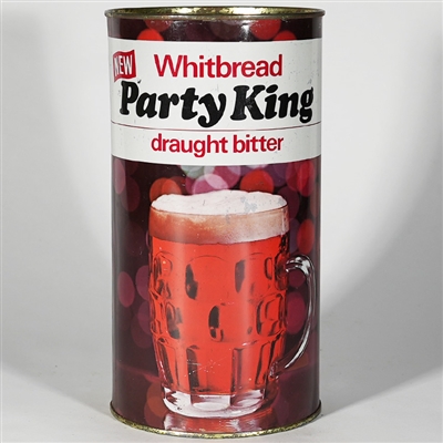 Whitbread Party King Draught Bitter Large Flat Top 