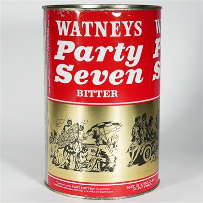 Watneys Party Seven Bitter Large Flat Top Can 