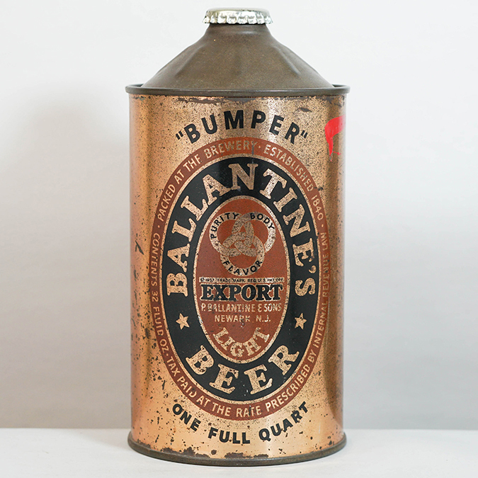 Ballantine Export Ale Bumper Quart 202-12