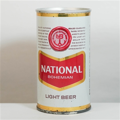 National Bohemian Light Beer Zip Top 96-24