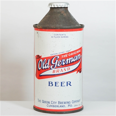 Old German Brand Beer Cone Top 176-19