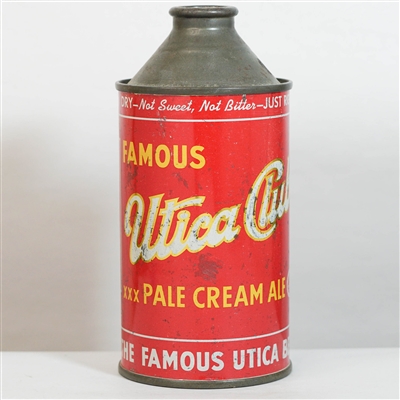 Utica Club Pale Cream Ale Cone Top 188-3