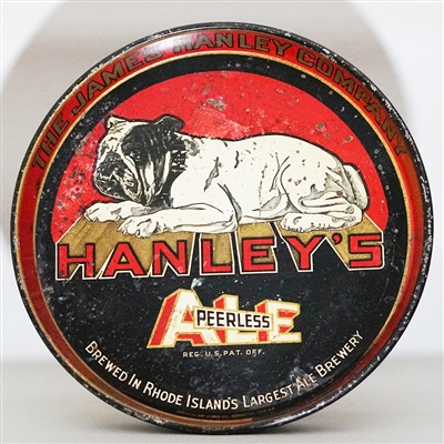 Hanleys Peerless Ale Beer Tray Bulldog 