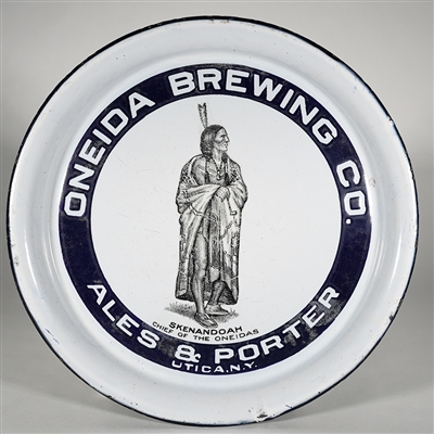 Oneida Brewing Chief Shenandoah Beer Advertising Tray 