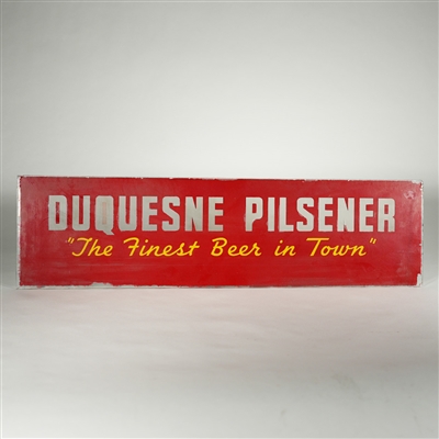 Duquesne Pilsener Glass Sign 