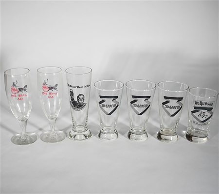 Duquesne Old Shay Drinking Glasses 