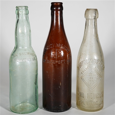 Chr. Heurich Tube City Home Brewing Bottles 