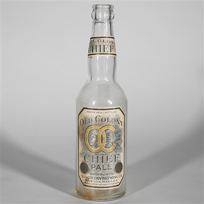 Old Colony Chief Pale Bottle PROHIBITION 