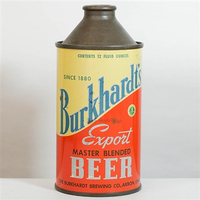 Burkhardts Export Beer Cone Top 156-4