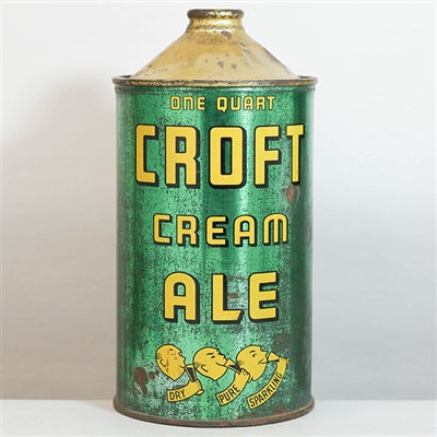 Croft Cream Ale Quart 4 PRODUCTS LEMONHEADS 206-3