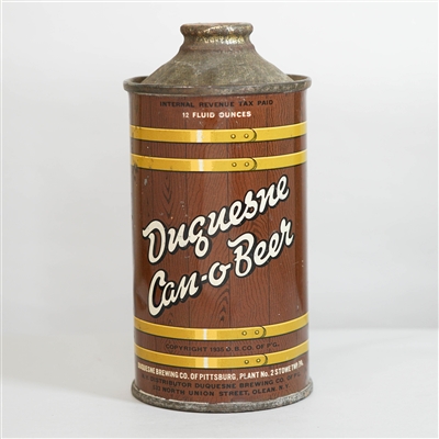 Duquesne Can-O-Beer Low Pro Cone 159-25