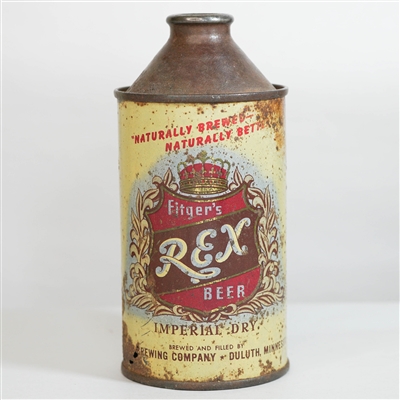 Fitgers Rex Imperial Dry Beer Cone Top 162-24