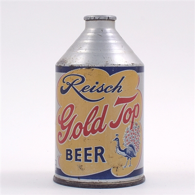 Reisch Gold Top Beer Crowntainer Cone Top IRTP 198-17