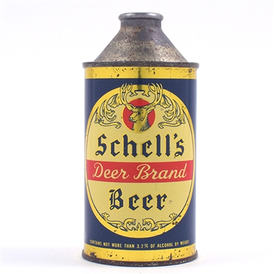 Schells Deer Brand Beer Cone Top 183-7
