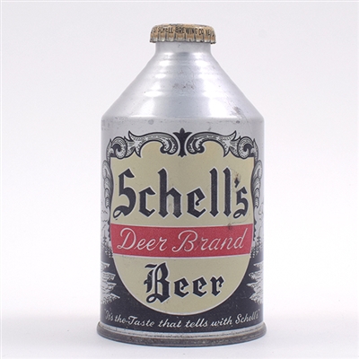 Schells Deer Brand Beer Crowntainer Cone Top IRTP 198-24