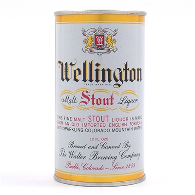 Wellington Stout Malt Liquor Flat Top 145-2