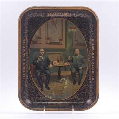 Chas Lutz and Bro Pre-Prohibition Serving Tray