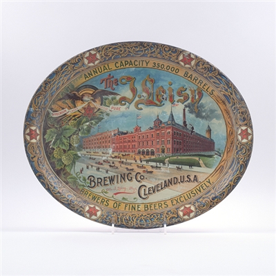 Leisy Brewing Co Pre-Prohibition Factory Scene Serving Tray