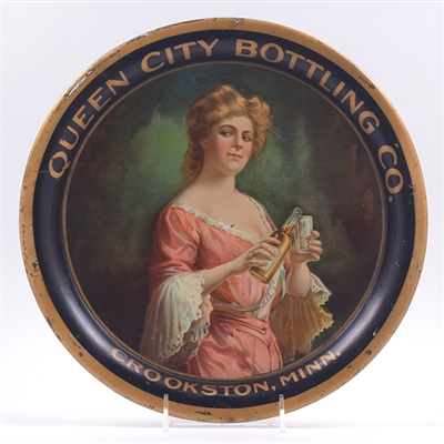 Queen City Bottling Pre-Prohibition  Tray MINNESOTA