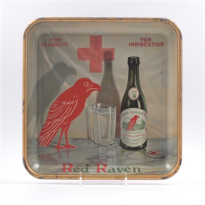 Red Raven Water Serving Tray