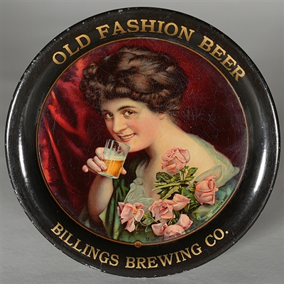 Billings Brewing Old Fashioned Beer Tip Tray
