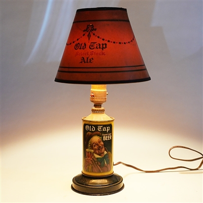Enterprise Brewing Old Tap Ale Select Stock Cone Top Can Lamp