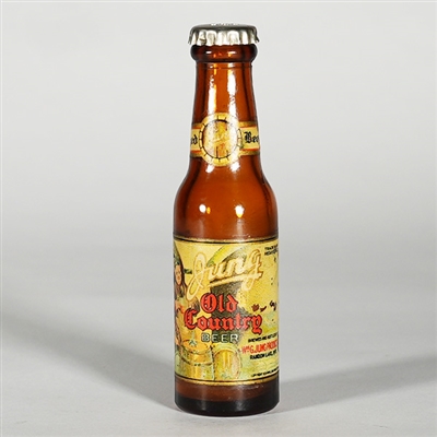 Jung Brewing Old Country Beer Bottle Salt Pepper Shaker