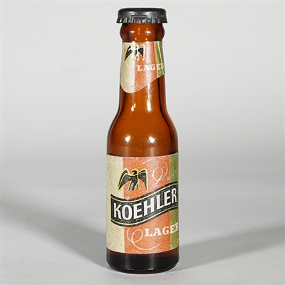 Koehler Eagle Brewery Lager Beer Bottle Salt Pepper Shaker