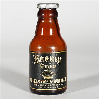 Bismarck Brewing Koenig Brau Beer Bottle Salt Pepper Shaker
