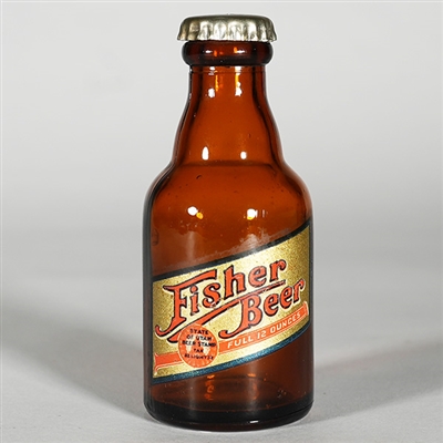 Fisher Brewery Beer Bottle Salt Pepper Shaker