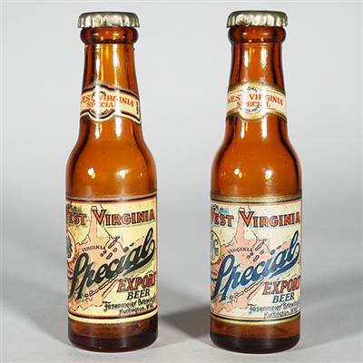 West Virginia Special Export Mini Bottles Pair