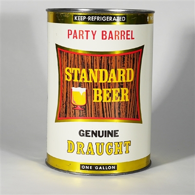 Standard Beer Party Barrel Genuine Draught Gallon Can 246-8