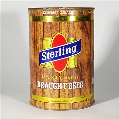 Sterling Party Keg Draught Beer Gallon Can 246-10