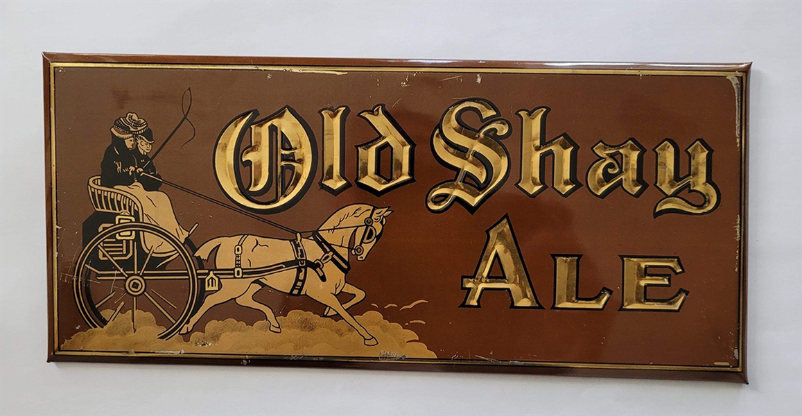 Old Shay Ale Debossed TOC Sign VICTOR PA 