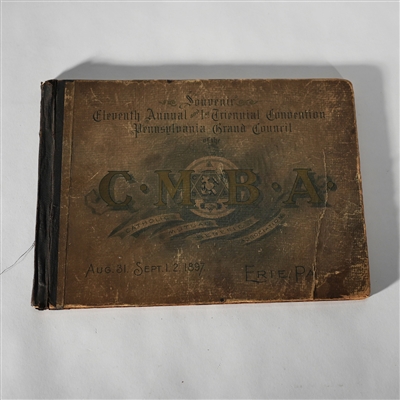 Eagle Brewery Souvenir Book CMBA 1897 Convention Erie 
