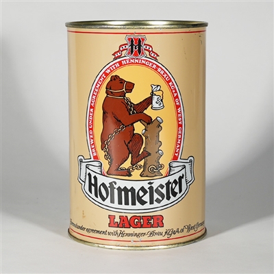 Hofmeister Lager Large Flat Top Can 