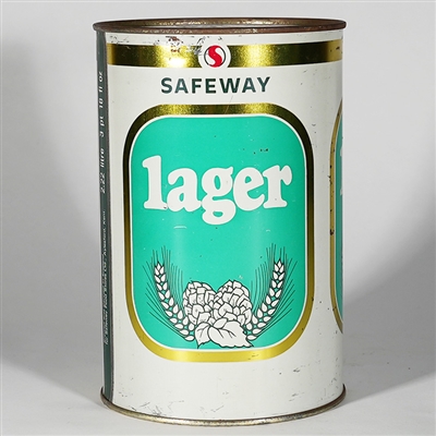Safeway Lager Large Flat Top Can 
