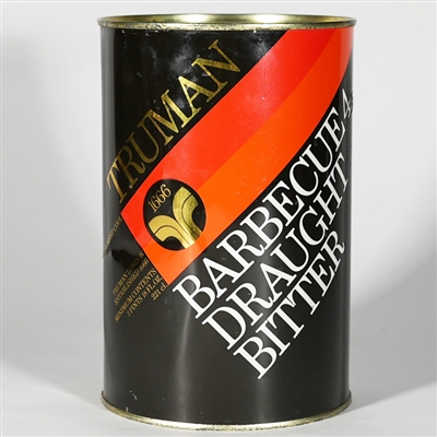 Truman Barbecue 4 Draught Bitter Large Flat Top Can 