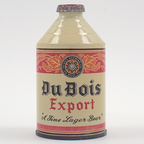 Du Bois Export Beer Crowntainer Cone Top 193-5