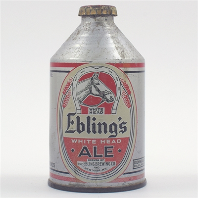 Eblings White Head Ale Crowntainer Cone Top 193-7 RARE