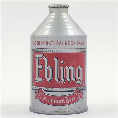 Ebling Beer Crowntainer Cone Top NMT 4 PERCENT 193-14