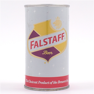 Falstaff Beer Test Zip Top UNLISTED RARE