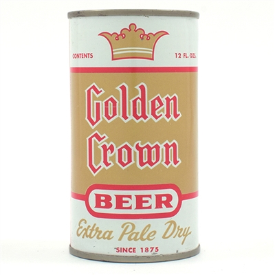 Golden Crown Beer Flat Top ENAMEL 72-35