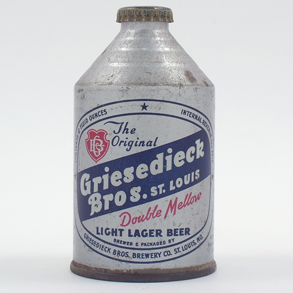 Griesedieck Bros Beer Crowntainer Cone Top 195-5