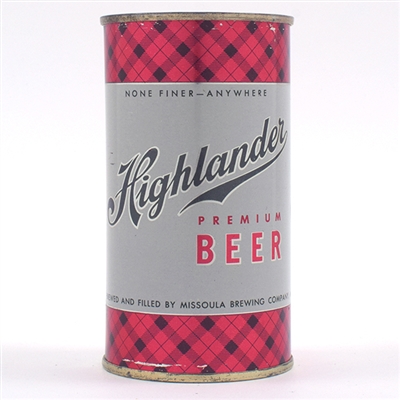 Highlander Beer Flat Top 82-12