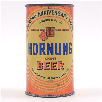 Hornung Beer Opening Instruction Flat Top 83-37 SHARP