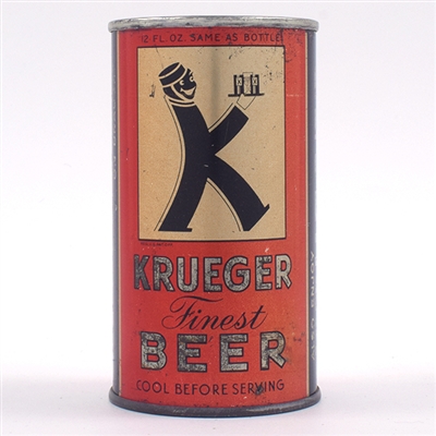 Krueger Beer Instructional MED OPENER Flat Top 90-6