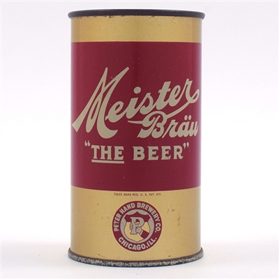 Meister Brau Beer Opening Instruction Flat Top NO GAS 95-5 RARE R9