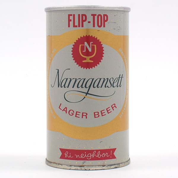 Narragansett Beer FLIP TOP Zip Top METALLIC 95-38 SHARP